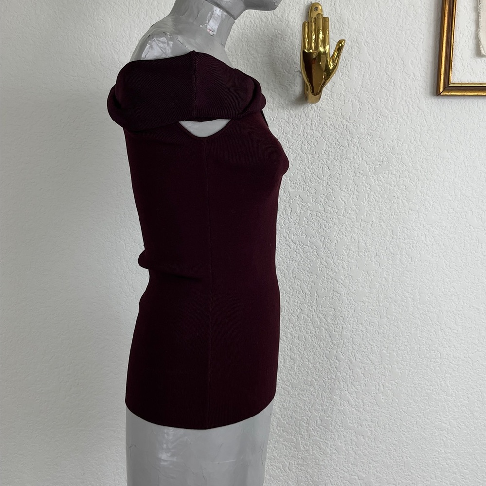 Reiss Dylan Ribbed Knit Off-the-Shoulder Top - Picture 7 of 10
